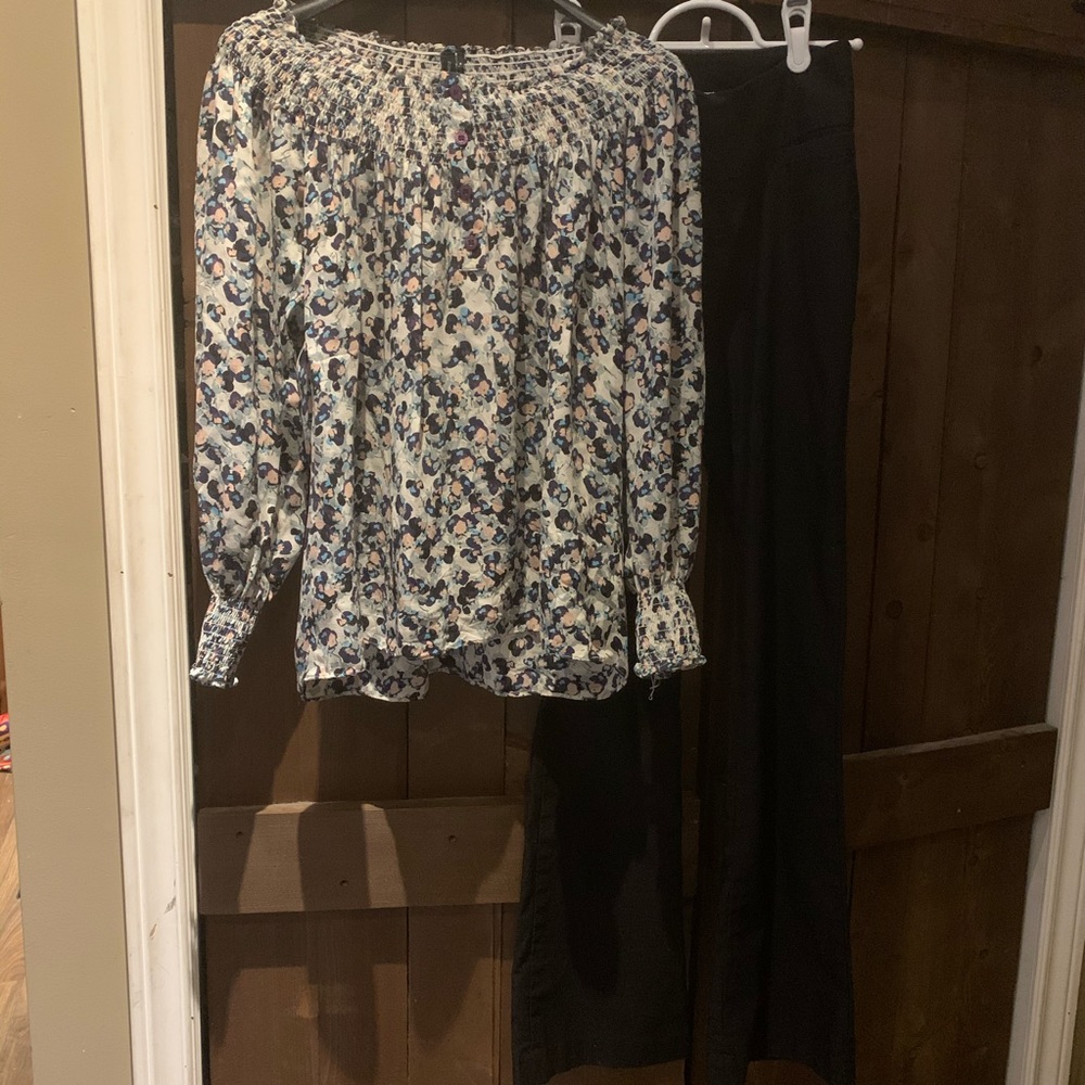 Marciano guess top with dynamite black pants
